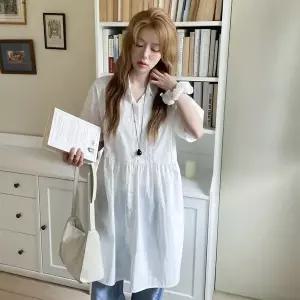 [신세계라이브쇼핑][옷자락] 여성용 내추럴 레이어드 셔츠 스타일 원피스