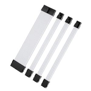 PC 슬리브 전원 케이블 연장 케이블세트 30cm 24핀 GPU PCIE 8Pin CPU 18AWG