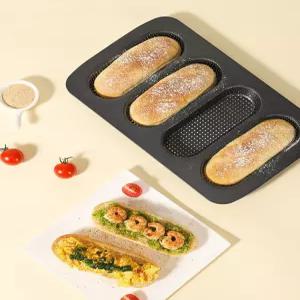 치아바타틀 바게트 베이킹몰드 빵 홈베이킹 핫도그 트레이