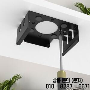 맥미니 M4/M4 프로 2024 데스크탑 컴퓨터용 책상 아래 스탠드 금속 마운트 홀더 모니터 뒤 PC 액세서리
