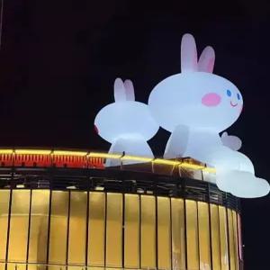 카피바라 팬더 히트에어벌룬 봄꽃 장식 인형