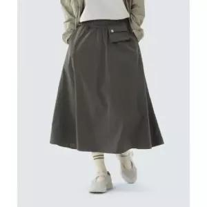 스노우피크 snowpeak APPAREL 루트 플레어 롱스커트 S26MWRSK61 Rustic Khaki 218478