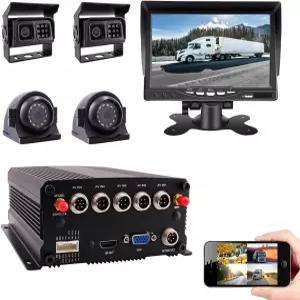 JOINLGO 4-CH GPS WiFi 1080P 모바일 차량용 DVR mdvr 비디오 레코더 키트 실시간 원격 뷰 4면 후방 IR