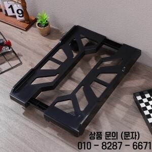 조절 가능한 바퀴 달린 PC 타워 스탠드 블랙 모바일 CPU 카트 책상 아래에 놓을 수 있는 간편하고 견고한