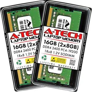 CT2K8G4SFS824A용 A-Tech 16GB 2x8GB RAM 교체 DDR4 2400MHz PC4-19200 CL17 SODIMM 1Rx8 1.2V 비ECC