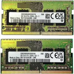 강화된 PC 16GB 2x8GB DDR4 3200Mhz 메모리 모듈 키트 M471A1G44CB0용 공장용 오리지널 교체 RAM - 노트북