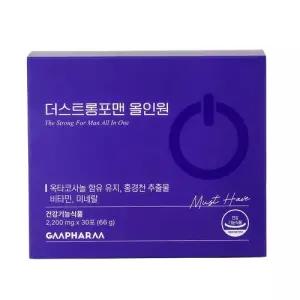남성멀티비타민 더스트롱 포맨 올인원 옥타코사놀 30 40 50대 피로회복 영양제 아연 엽산