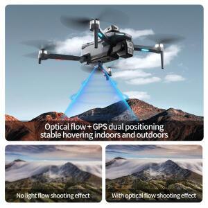 XT606 GPS 화면 제어 브러시리스 드론 5G 광학 스트리머 접이식 HD 듀얼 카메라 대형 4.3인치 원키 리턴 비