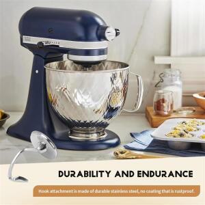-A59I Kitchenaid 4.5-5 쿼트 틸트 헤드 스탠드 믹서 교체용 부품 빵 후크 용 스테인레스 반죽 부착물