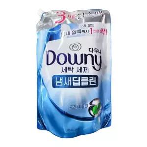 다우니 BFY637K4 액체세제 딥클린 블루 드럼/일반겸용 1.4L리필