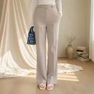 [하프클럽/옷자락]여성 사계절 데일리 스판 부츠컷 슬랙스 면바지