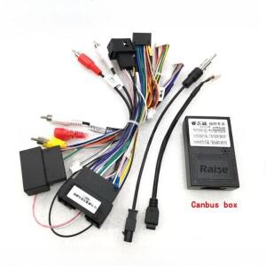 CANBUS 디코더 박스 포드 포커스 2011-2019 피에스타 엣지 탐색 안드로이드 라디오 동기화 16 핀 FORD-RZ-1