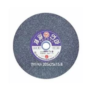 철물 제일연마 연마석 A석 36방 (1장) 205x25Tx15.88mm