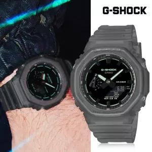 지샥 지얄오크 전자시계 방수 라이트기능 지코스모 백화점AS GA-2100K-1ADR