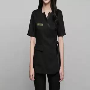 뷰티샵 피부 근무복 피부관리사 에스테틱 여성 데스크