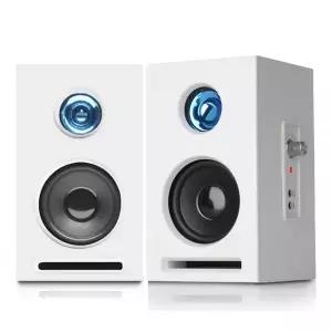 앱코 PC 스피커 2채널 USB 컴퓨터 스테레오 사운드 음향 화이트 MNS