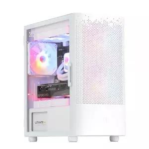 앱코 니트 PC케이스 미니타워 게이밍케이스 통풍 슬림 LED MNS