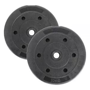 아리프 바벨 원판 헬스 웨이트 무게 근육 근력 플렉스 10kg 2개 MNS