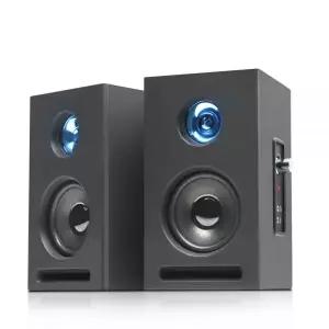 앱코 2채널 스피커 PC 컴퓨터 게임 USB전원 클래식 모던 블랙 MNS