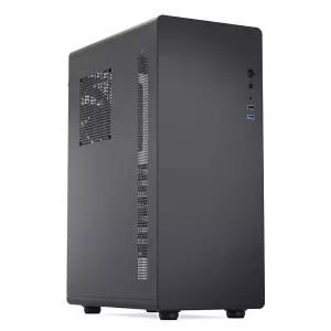 앱코 컴퓨터케이스 사무용 PC 공기순환 쿨링 발열관리 블랙 MNS