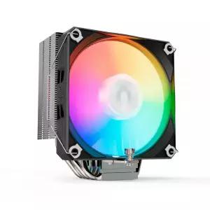 앱코 CPU 쿨러 FRGB LED 조명효과 컴퓨터 냉각 발열해소 블랙 MNS