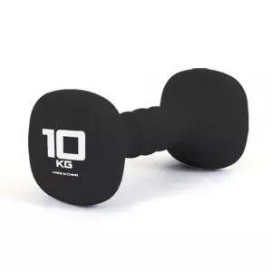 아이워너 사각 덤벨 아령 네오프렌 헬스 근육 웨이트 10kg 블랙 1개 MNS
