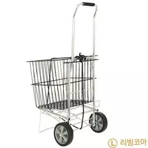 접이식 핸드 카트 M 쇼핑 카트 폴딩 바구니 경량 시장 알루미늄