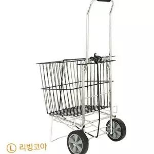 접이식 핸드 카트 L 폴딩 핸드 카트 생활용 휴대용 바구니 마트
