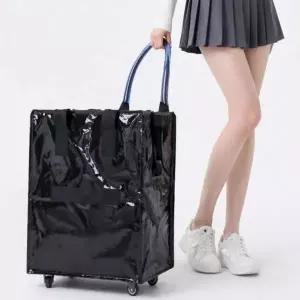접이식 캐리어 카트 쇼핑백 바퀴달린 바구니 시장 마트