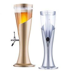 와인 타워 맥주통 신형 제품 얼음 컬러 버킷 나무 선물 세트 쏘맥타워 1 5L골드