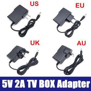 1개 5V2A 새 AC 100V-240V 변환 어댑터 DC 5V 2A 2000mA 전원 어댑터 EU US 플러그 T95 H96  X96 Tanix 안