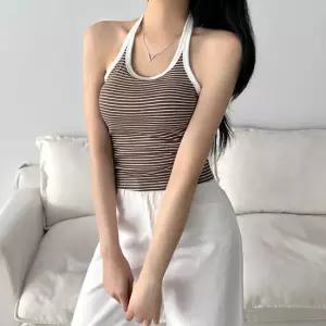 도버 단가라 홀터넥 캡나시 3127