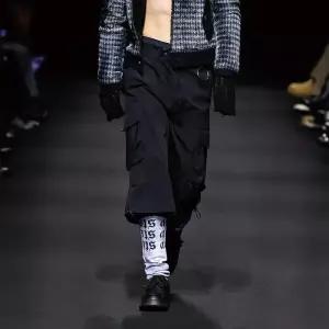 [곽현주컬렉션] 25FW BLUE COLLAGE GRAPHICS LEGGINGS