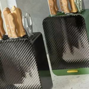 주방 정리 칼꽂이 칼블럭 보관함 주방 칼 보관 위험 방지 수납 꽂이
