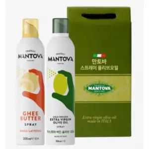 만토바 기버터 + 올리브 오일 스프레이 명절 선물세트