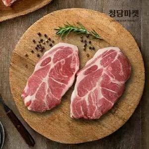 1등급 국내산 냉장 돼지고기 구이용 목살 500g