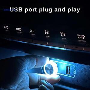 휴대용 자동차 USB 엠비언트 미니 LED 장식 무드등 인테리어 환경 컴퓨터 플러그 플레이