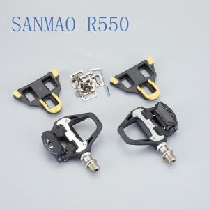 R550 로드 바이크 클립리스 페달 초경량 밀폐형 베어링 SPD LOOK 시스템과 호환 가능