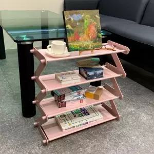 조립식 ZFC970W7 현관 슬리퍼 신발정리대 핑크