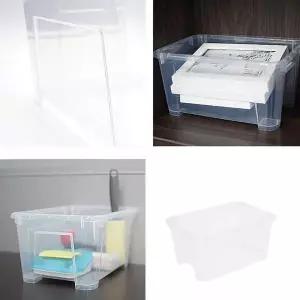 수납함 FWM543W1 투명 보관함 28x19x14cm 5L 수납박스 부품보관함 사무실정리함
