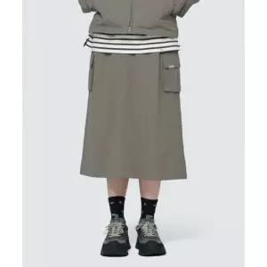 스노우피크 snowpeak APPAREL 캠플 여성 카고 스커트 SCSK17 Dark Khaki 218469