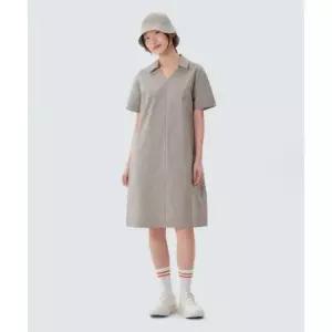 스노우피크 snowpeak APPAREL 워크 카라넥 원피스 S25SWFOP13 Teal Khaki 218537