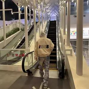 배기팬츠 남성 배기 바지 킹 청 프린트 와펜 스판 admr1