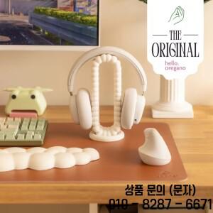3D 프린팅된 해골 모양 헤드폰 거치대 독창적인 뼈 디자인 게이밍 범용 책상 장식 및 선물