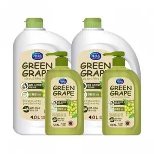 주방세제 키친솝 청포도 700ML 2개