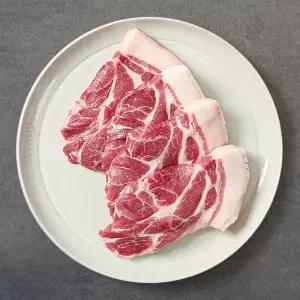 [인정식탁]제주 한돈 1등급 미경산 암돼지 목살 1kg (진공포장)