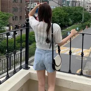 [신세계라이브쇼핑][옷자락] 여성 연청 아이스 컷오프 3부 팬츠 바지