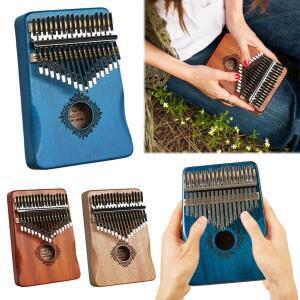 17 Keys Thumb Piano Portable Mbira Finger Musical Instrument Gifts for Kids and Adults Beginners