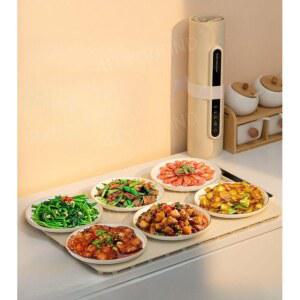 식탁 온열매트 반찬워머 사이즈 매트 가열 수납포켓 난채/작문/건조 600x300mm A형 620 라지 380 휴대용 반찬 음식 다용도