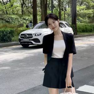 (2사이즈/링클프리/린넨라이크/여름내내) 모어드 린넨 라이크 여름 반팔 자켓 jk2860